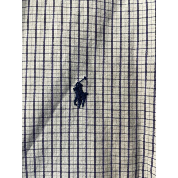 POLO Ralph Lauren BLAKE 100% Two-Ply‎ Cotton Men’s Shirt Size L - Picture 3 of 8